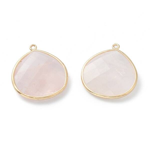 Natural Rose Quartz Pendants