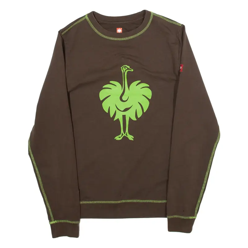 ENGELBERT STRAUSS Girls Sweatshirt Brown 13-14Y