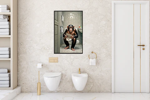 Monkey Business - Bathroom Edition