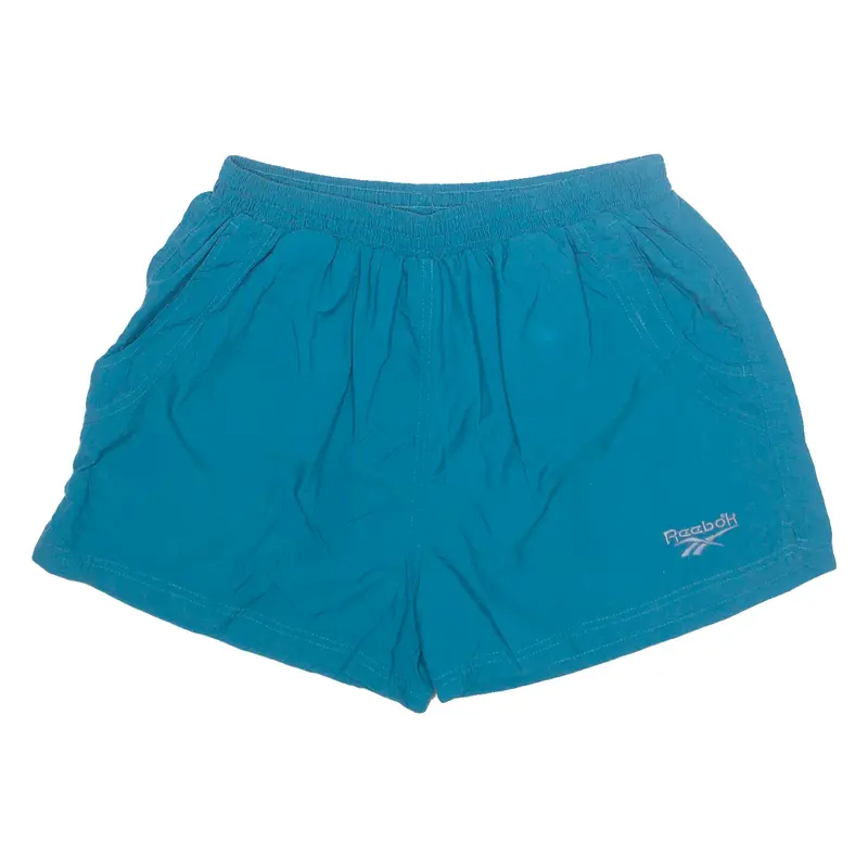 REEBOK Lined Mens Swimming Shorts Blue L W30