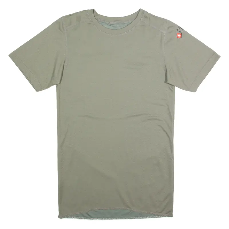 Suisse Military Mens T-Shirt Grey L