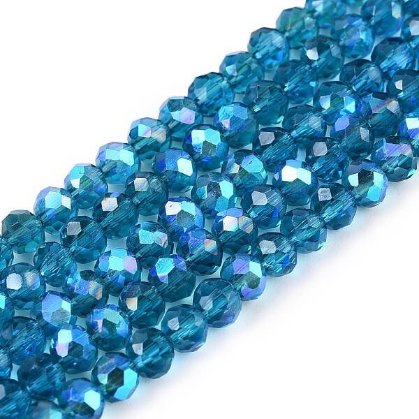Electroplate Glass Beads Strands