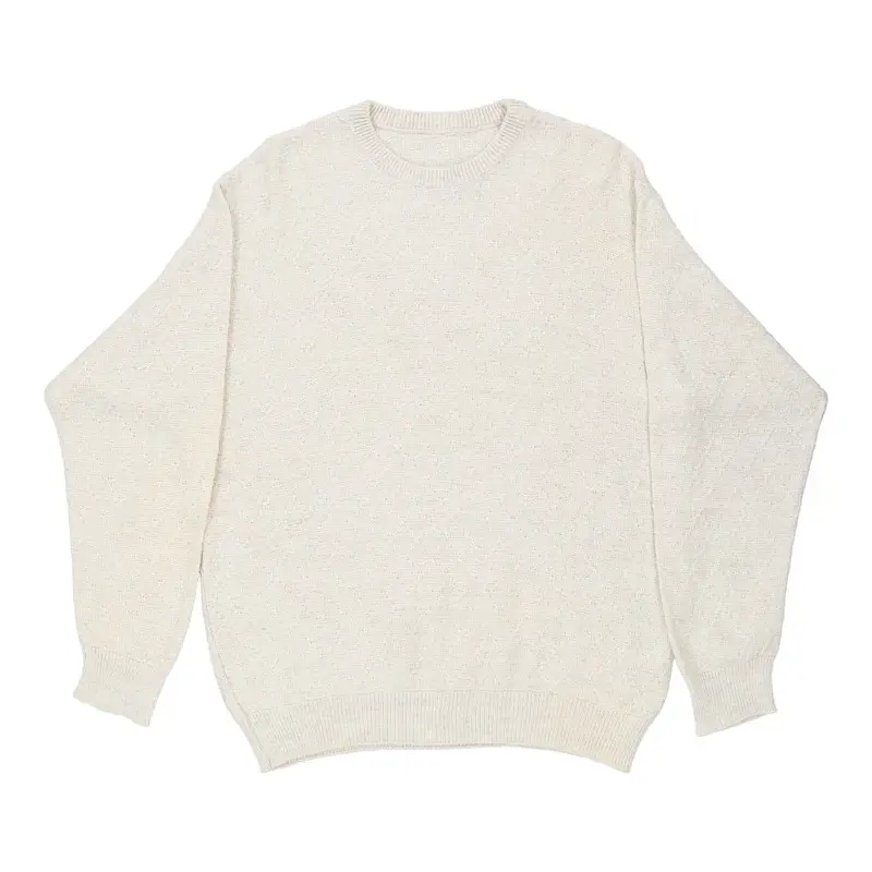 Unbranded Jumper - Large White Cotton