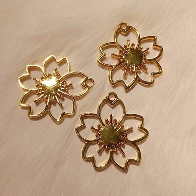 Zinc Alloy Open Back Bezel Pendants