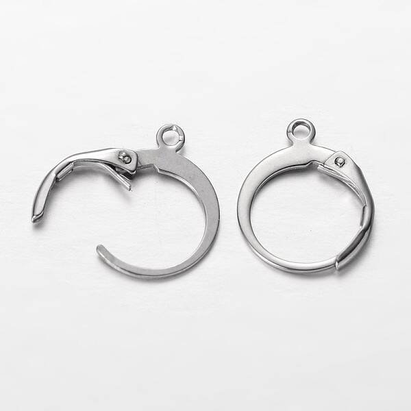 Tarnish Resistant 304 Stainless Steel Leverback Earring Findings