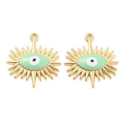 Alloy Enamel Pendants
