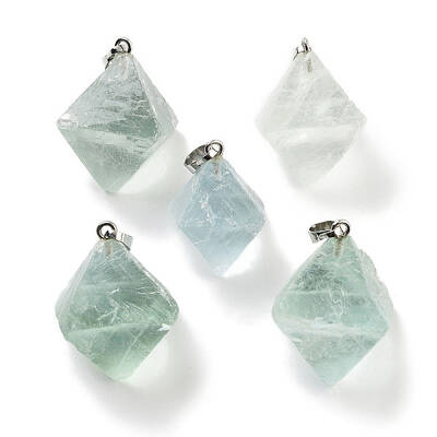Natural Fluorite Pendants