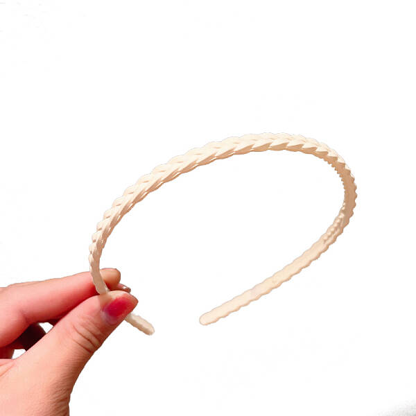 Resin Braided Thin Hair Bands