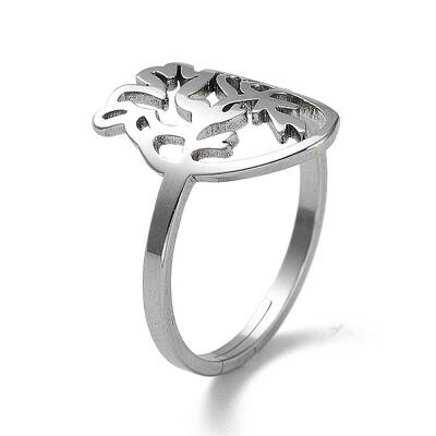 Non-Tarnish 304 Stainless Steel Adjustable Rings