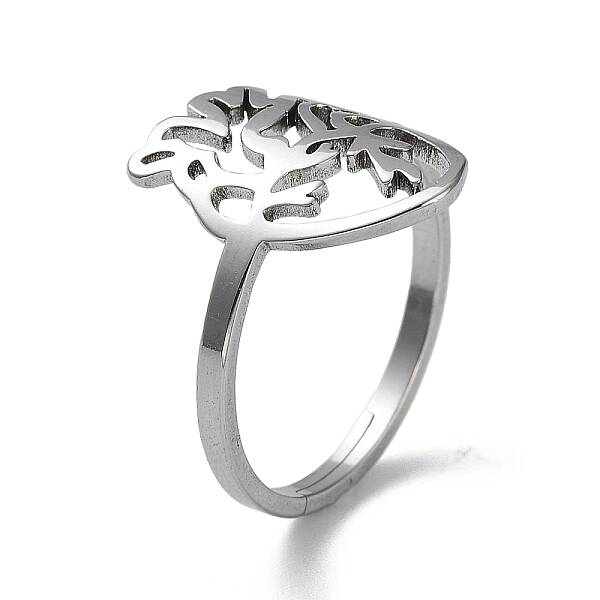 Non-Tarnish 304 Stainless Steel Adjustable Rings
