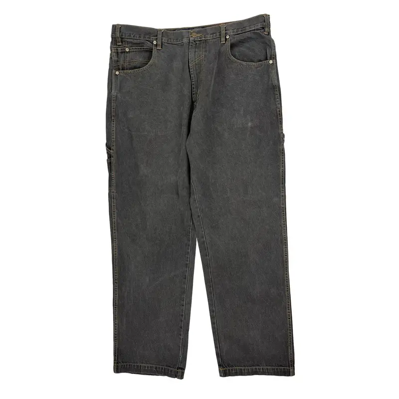 Hip Hop Phat Farm Cargo Carpenter Jeans - 40W 32L Grey Cotton