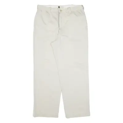 GAP Chino Mens Trousers Beige Loose Straight W35 L30