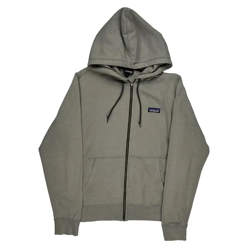 Patagonia Zip Up - Small Grey Cotton