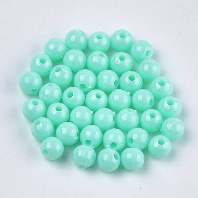 Opaque Plastic Beads