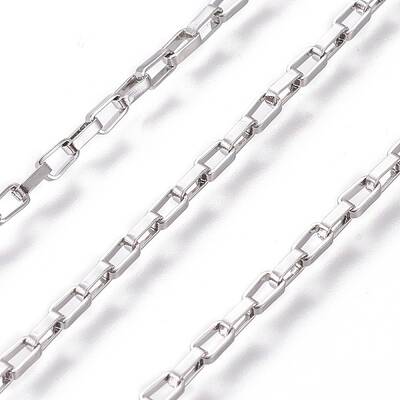 Tarnish Resistant 304 Stainless Steel Box Chains