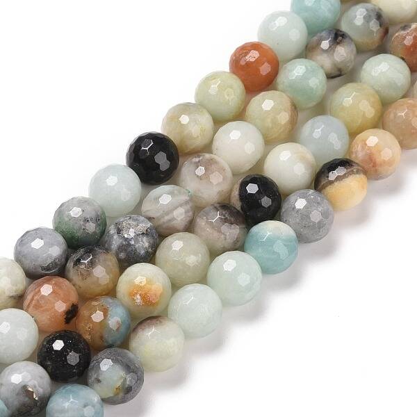 Natural Flower Amazonite Beads Strands