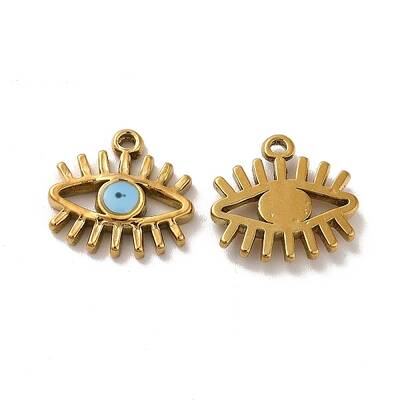 Ion Plating(IP) 304 Stainless Steel Enamel Charms