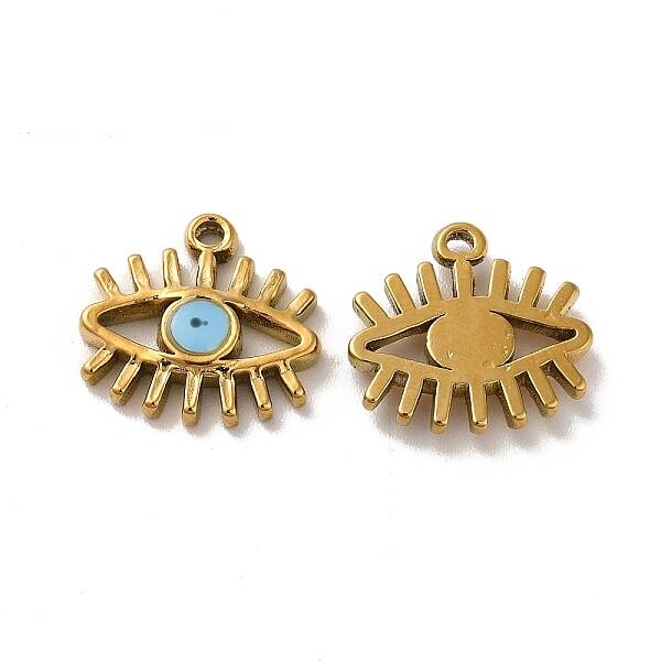 Ion Plating(IP) 304 Stainless Steel Enamel Charms
