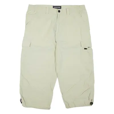 BIAGGINI Mens Cargo Shorts Beige L W34