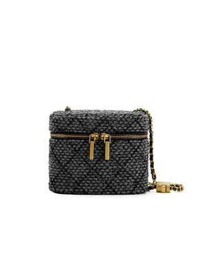 Smting canvas zippered box bag