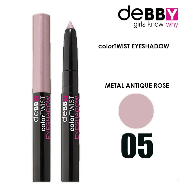 Debby Color Twist Eyeshadow Stick '05 Metal Antique Rose