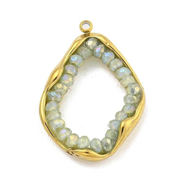 Faceted Natural Quartz Dyed Pendants