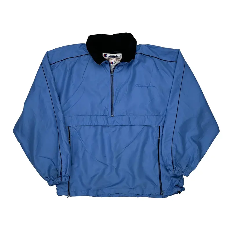 Champion Windbreaker - XL Blue Polyester