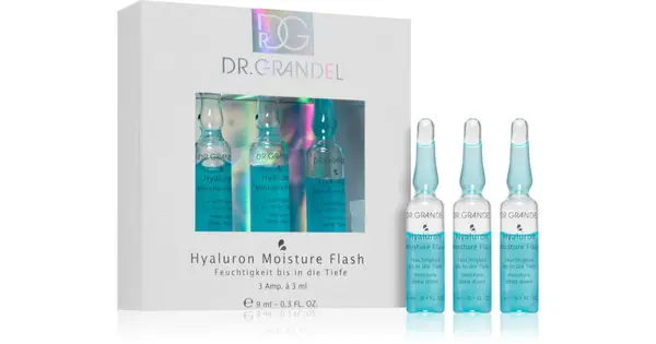 Dr. Grandel Hyaluron Flash Vial for intense skin hydration 3×3 ml