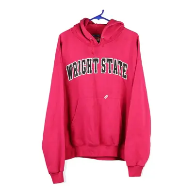 Wright State Champion Hoodie - XL Pink Cotton Blend