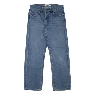 LEVI'S 505 Jeans Boys Blue Regular Straight W28 L28