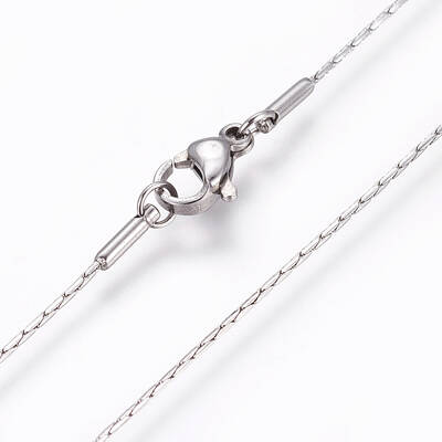Non-Tarnish 304 Stainless Steel Boston Link Chain Necklaces
