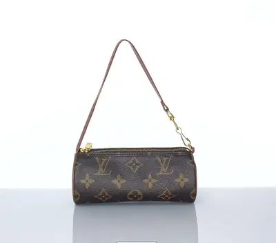 Pre-owned Louis Vuitton Coated Canvas Shoulder Bags Mini Papillon Monogram