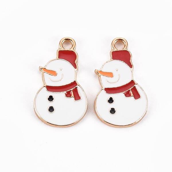 Golden Plated Alloy Enamel Pendants