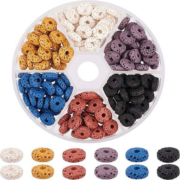 180 Pcs Lava Beads