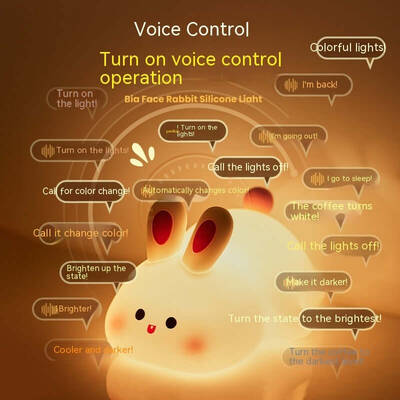 Cute LED Night Light | Specifications: Lying Bunny Voice Version