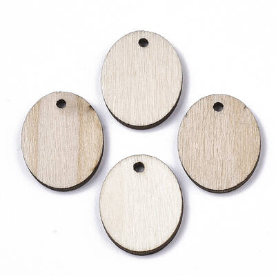Undyed Wooden Pendant