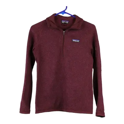 Patagonia Fleece - XS Burgundy Polyester