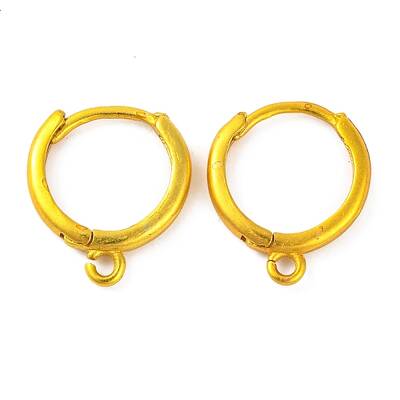 Brass Hoop Earring Findings