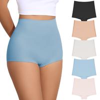 FallSweet No Show Boy Shorts Underwear for Women Seamless Panties Boxer Briefs Pack