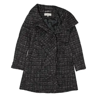 KAREN MILLEN Coat Black Wool Womens UK 8