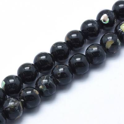 Sea Shell and Synthetic Turquoise Assembled Beads Strands