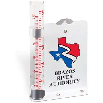 25 Custom Aluminum Rain Gauge - 3 3/4