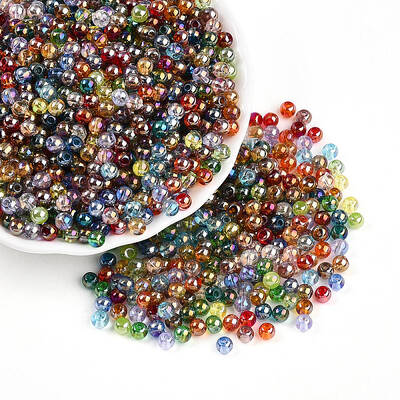 Transparent Colours Rainbow Glass Seed Beads