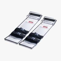 VEVOR Concrete Knee Boards Stainless Steel, 28'' x 8'' Concrete Sliders, Knee Boards For Concrete, Concrete Knee Pads Pair Mo...
