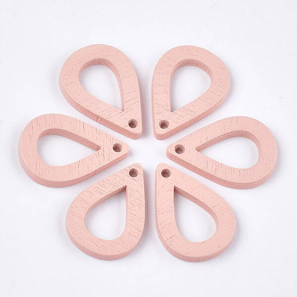 Painted Poplar Wood Pendants