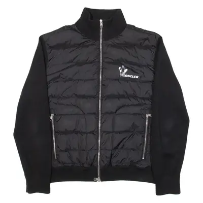 MONCLER Mens Jacket Black Knit Wool 2XL