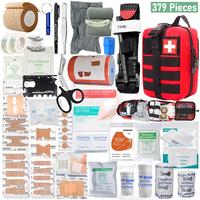 379PCS Outdoor First Aid Kit, Portable Emergency Bag, Emergency Supplies and Accessories for Multi-purpose Use, Emergency Kit...