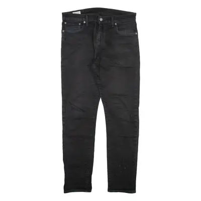 LEVI'S 512 BIG E Jeans Mens Black Slim Tapered W33 L29