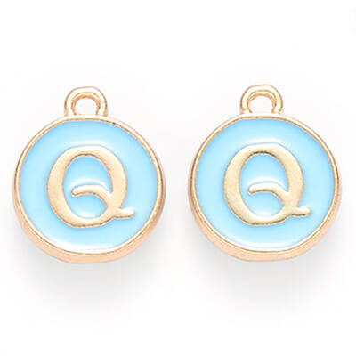 Golden Plated Alloy Enamel Charms