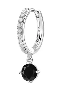 Brosway Single Earring Fancy Mystery Black FMB86 Circle